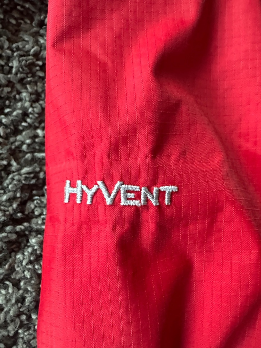 The North Face Red Woman’s Hooded Rain Jacket Small Snow Winter Bright Utility - Picture 4 of 8